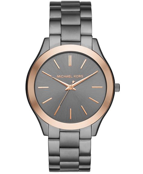 michael kors runway watch orange|Michael Kors stainless steel watch.